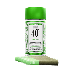 STIIIZY - Stiiizy GELATO - .5G 40's Infused Preroll 5 Pack