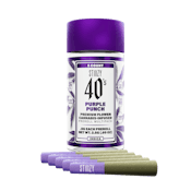 ON SALE STIIIZY- PURPLE PUNCH -5PK .5G 40's Infused Preroll 5 Pack (2 FOR $55)