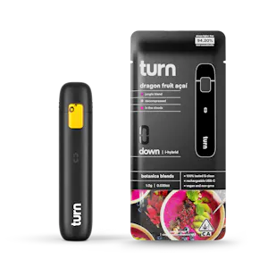 turn - dragon fruit acai (i-hybrid) / botanica blends / 1g disposable