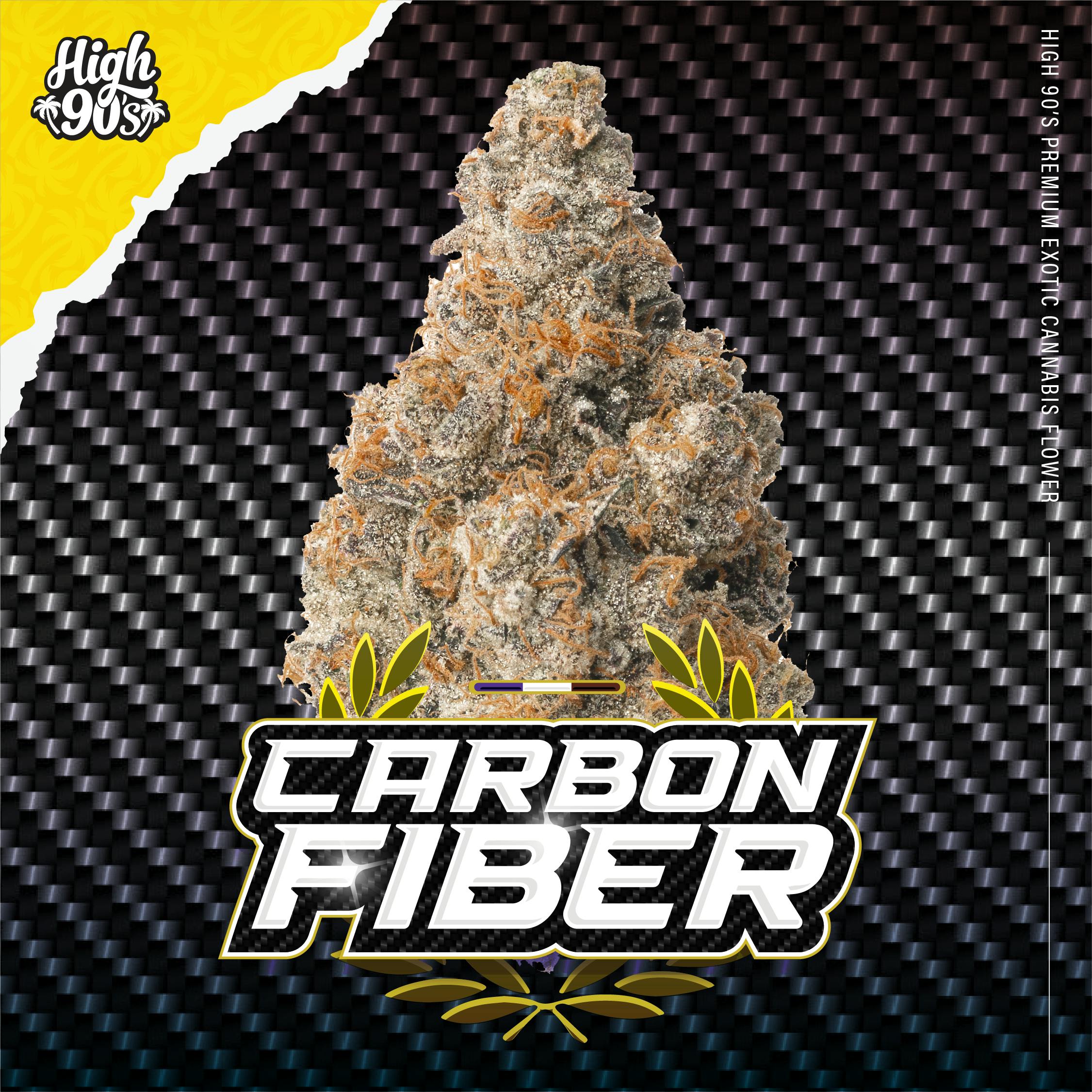 High 90s : Carbon Fiber 3.5g Flower - HIGH 90s