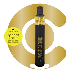 The Clear | Banana Cream All in One Disposable Vape | 500mg