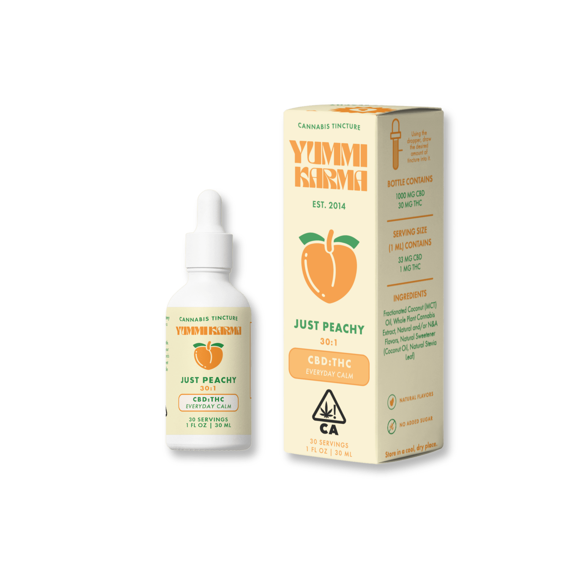 Yummi Karma Drops - Just Peachy 30:1 - Yummi Karma