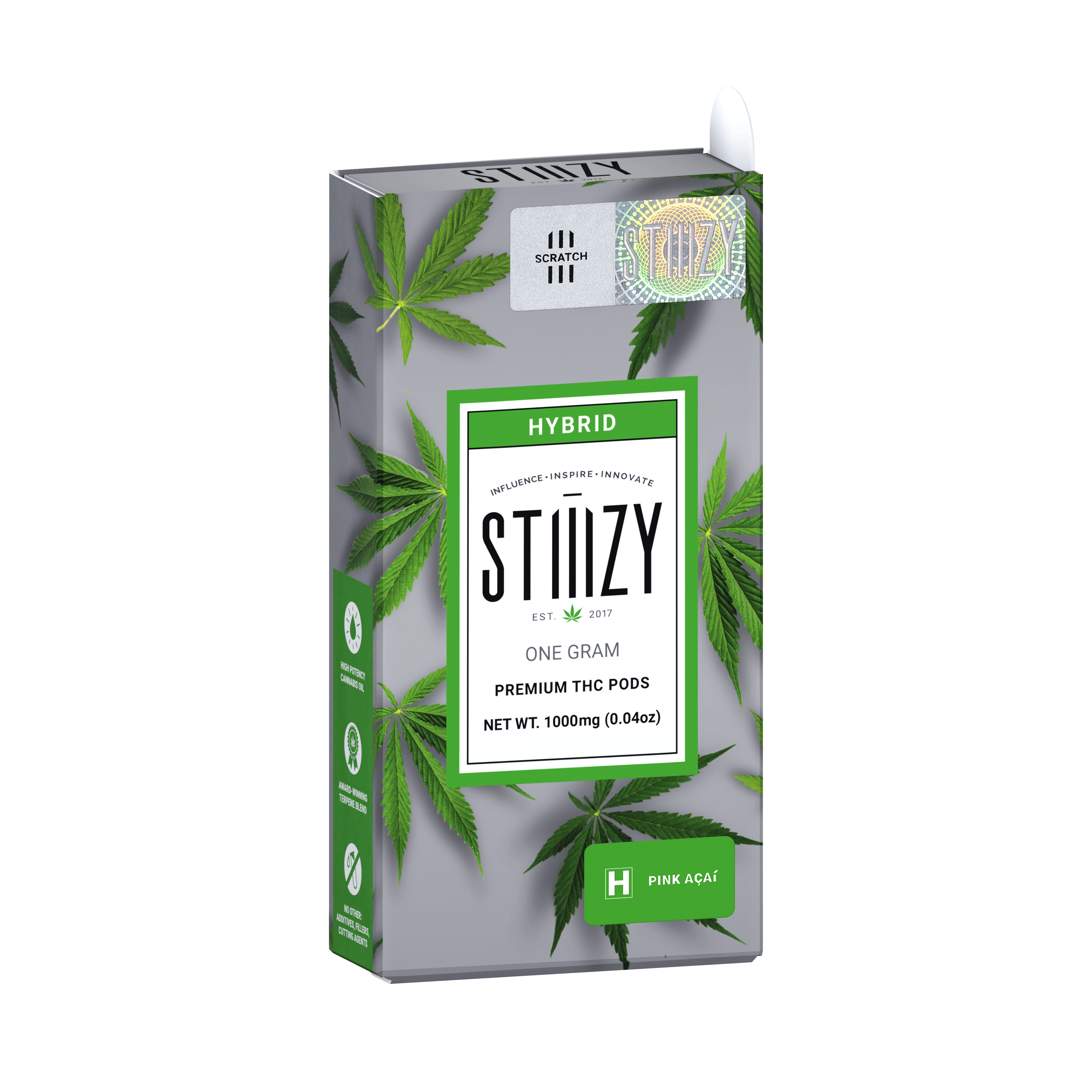 Vape Cartridge - PINK ACAI 1G Original THC Pod - STIIIZY - STIIIZY