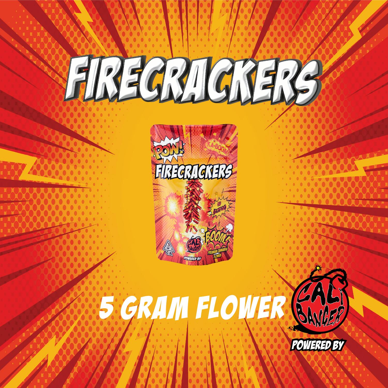 Firecracker by Cali Banger Flower CRYPTO RUNTZ - 5.0 Gr - Firecracker by  Cali Banger