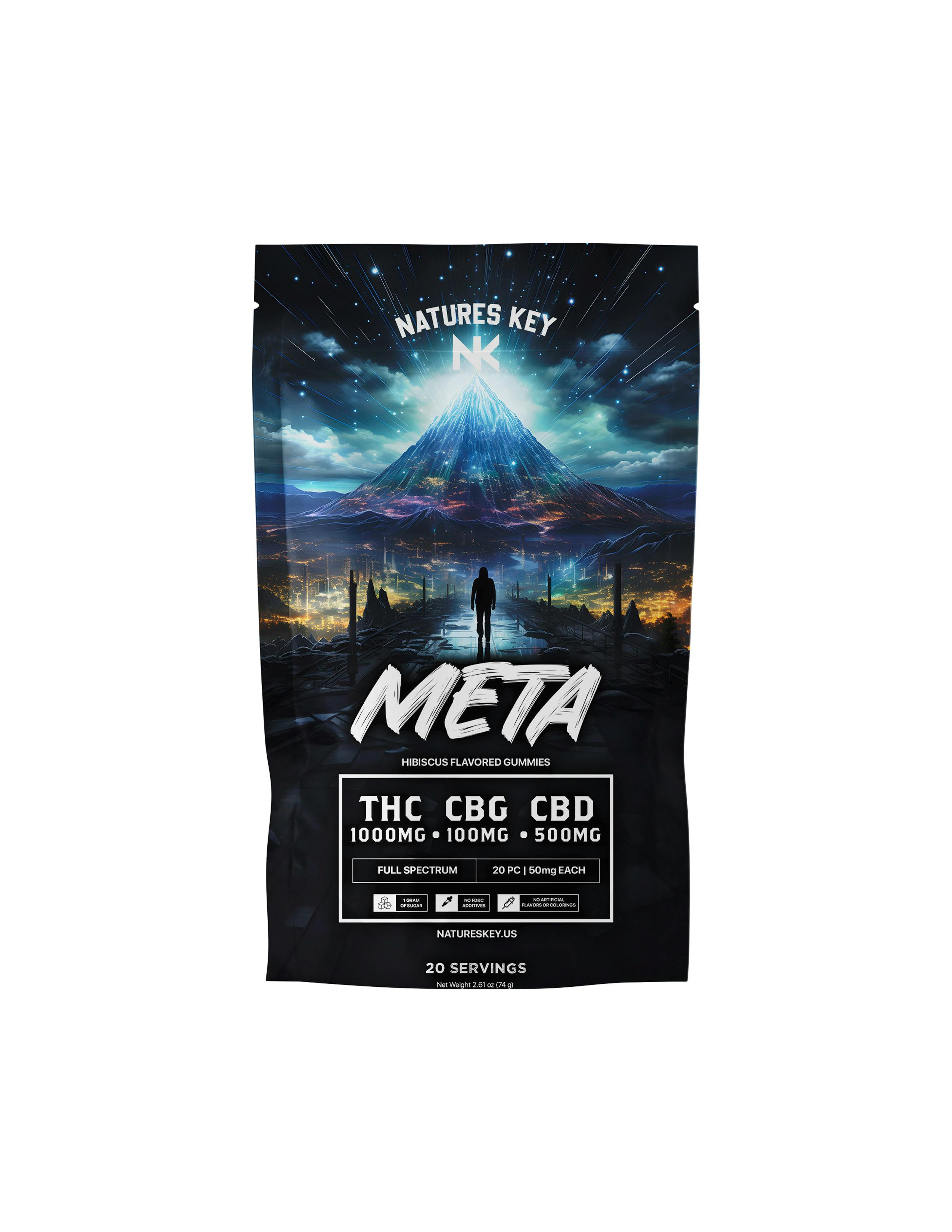 Meta Dose | 1000MG THC | 500MG CBD | 100MG CBG | Hibiscus