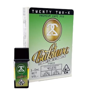 TWENTY TWO K / 22K - 22K - Tank - Baklava - (H) 1g