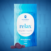 Wonder | 20pk Gummies | Relax Blueberry Gummies 2:1 CBD:THC | 100mg