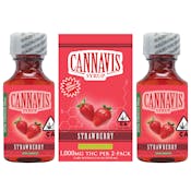 Cannavis Syrup Strawberry 1,000mg Tincture Box (2pk)