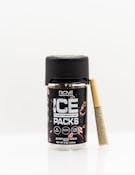 2.5g ROVE Ice Packs Rosin, Diamond, Hash Infused 5pk Prerolls - Acapulco Gold 43%
