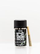 2.5g ROVE Ice Packs Rosin, Diamond, Hash Infused 5pk Prerolls - Purple Trainwreck 43%
