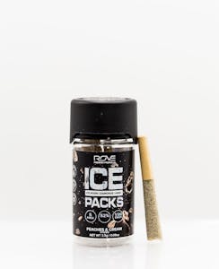 ROVE - Rove Peaches & Cream | Ice Packs Rosin, Diamond, Hash Infused | 5pk