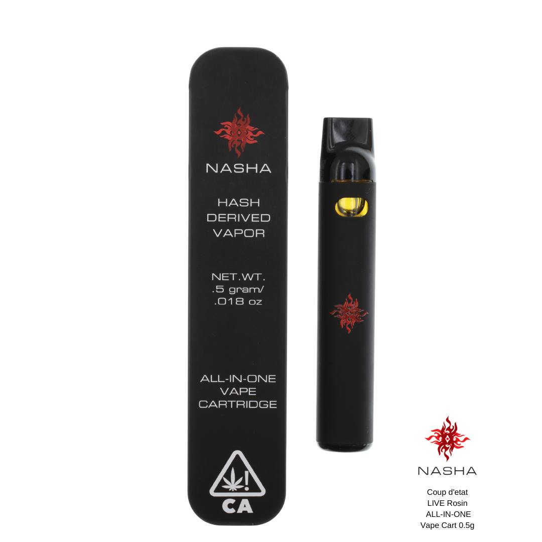 Coup d'etat Live Rosin All-In-One Vape 0.5 g - NASHA Coup d'etat Live Rosin All-In-One Vape 0.5 g - NASHA
