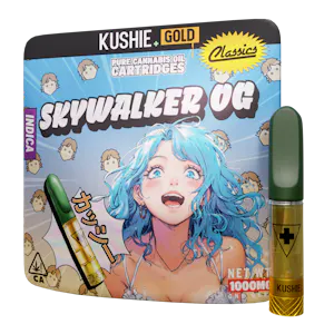 Kushie+Gold - 1g Kushie+ Gold Vape Cartridge - Skywalker OG 89%