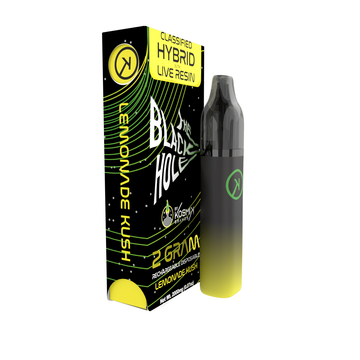 The Black Hole Live Resin Lemonade Kush | OK - Kosmik Brands