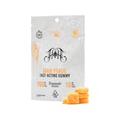 Heavy Hitters - Sour Peach | Sativa - Fast-Acting Gummies - 100mg THC