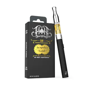 Heavy Hitters - Acapulco Gold | Sativa - 25th Anniversary Special Edition-1G Vape Cartridge