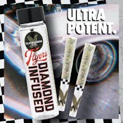 Blue Dream (1g) - Diamond Infused Flyers Pre-Rolls