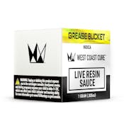West Coast Cure | Live Resin Sauce: Grease Bucket | 1G (I)