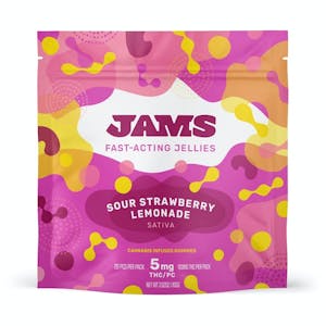 JAMS - Sour Strawberry Lemonade Fast Acting Jellies