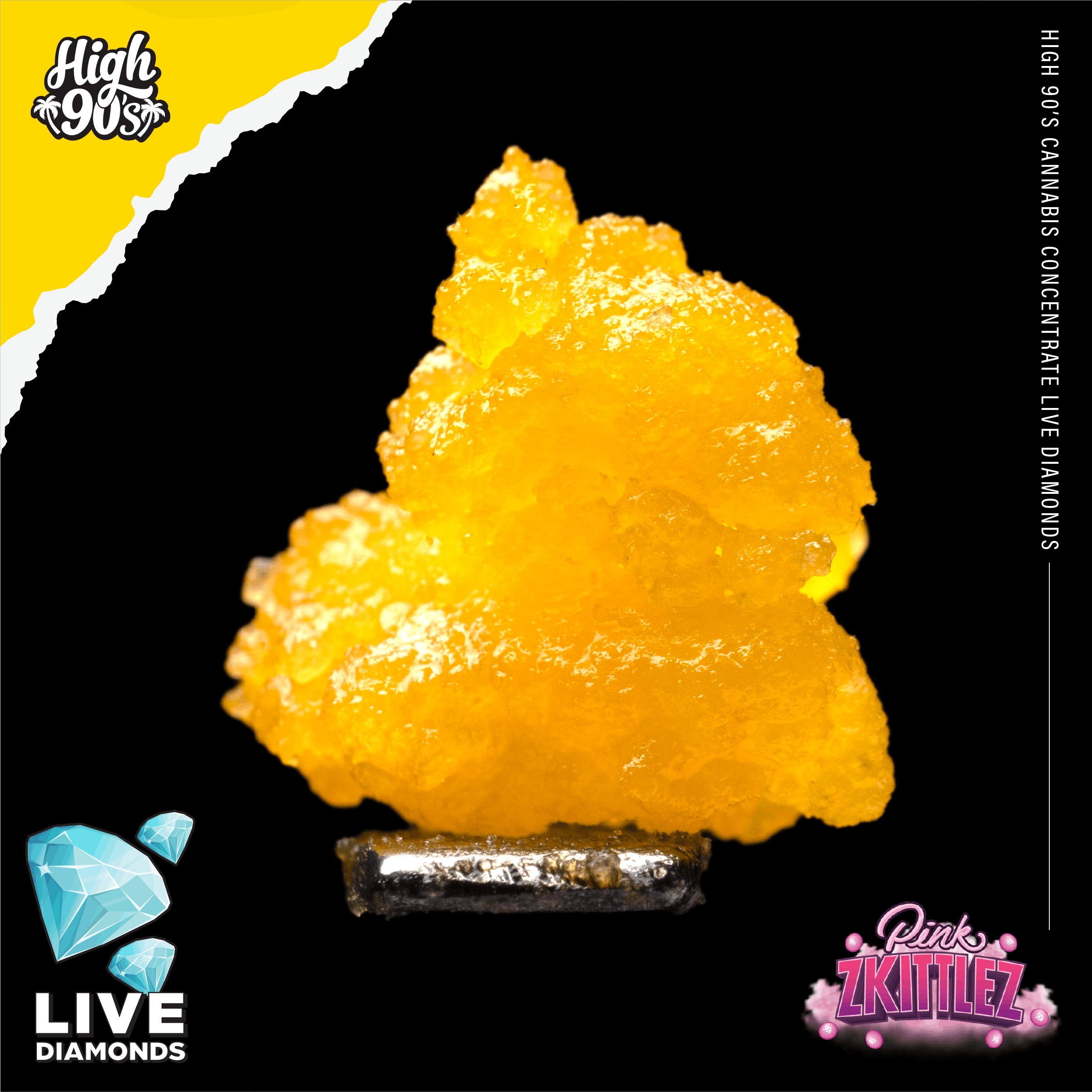 High 90s : Pink Zkittlez 1g Live Diamonds - HIGH 90s
