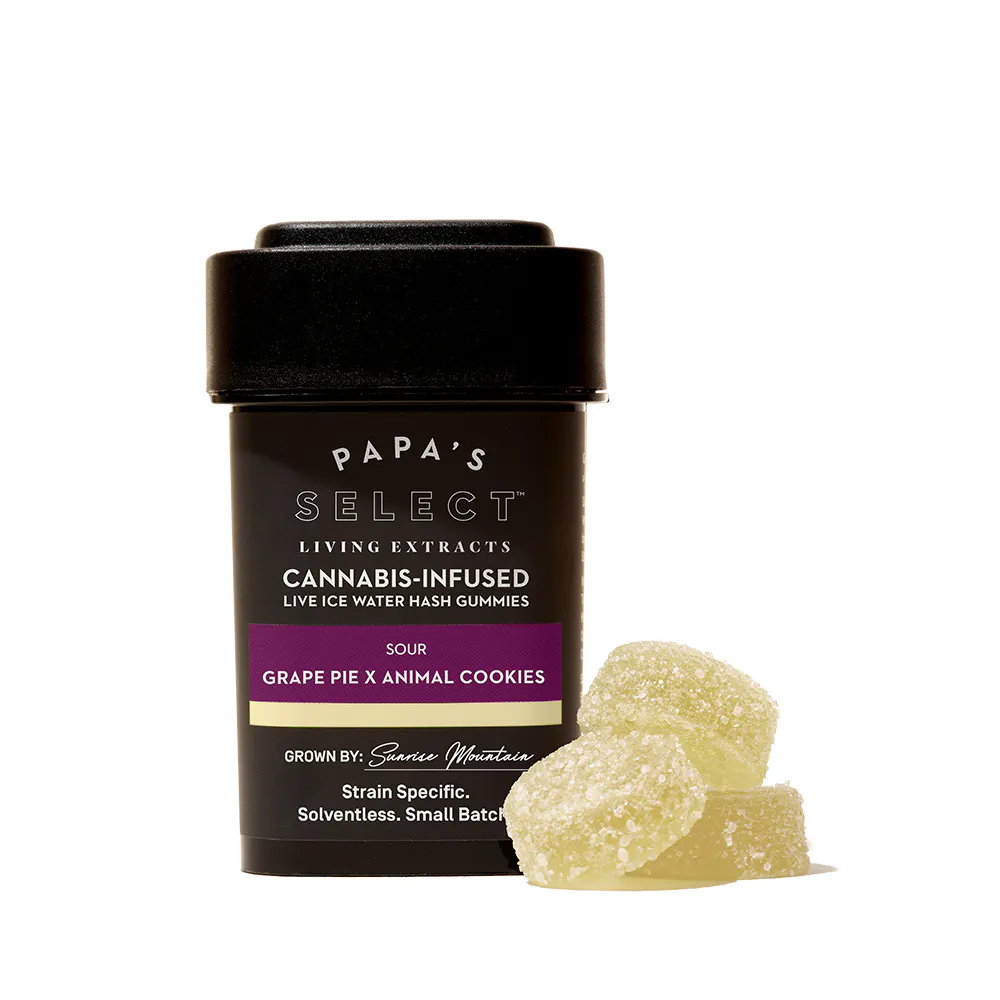 Papa's Select - Grape Pie x Animal Cookies Hash Gummies Main Image