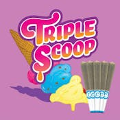 Triple Scoop - 5 Pack Infused Pre Roll (.5g) - Cookies