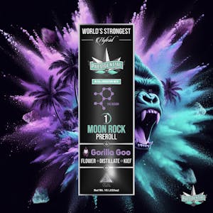 Presidential - Presidential Moon Rock Preroll - Gorilla Goo (1g) [H]