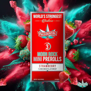 PRESIDENTIAL - Presidential Strawberry Mini Moon Rock Prerolls 1.5g