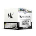 Orange Peel Live Resin Diamonds