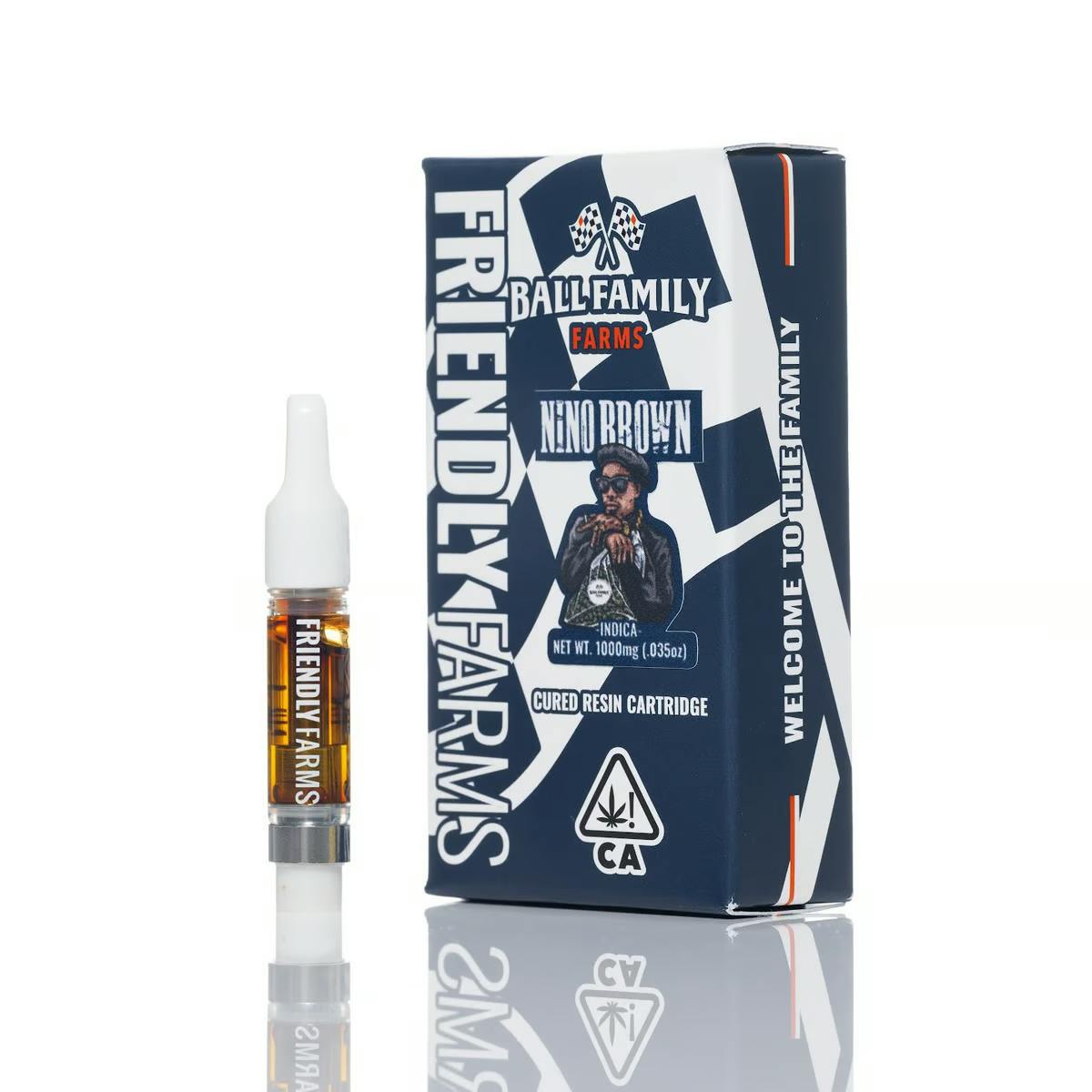 Friendly Brand x B.F.F. | Nino Brown | Cured Resin Cartridge | 1g - Friendly  Brand