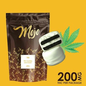 Mojo Chocolates - Mojo Chocolates - Cookies and Cream (Sativa) - 200mg