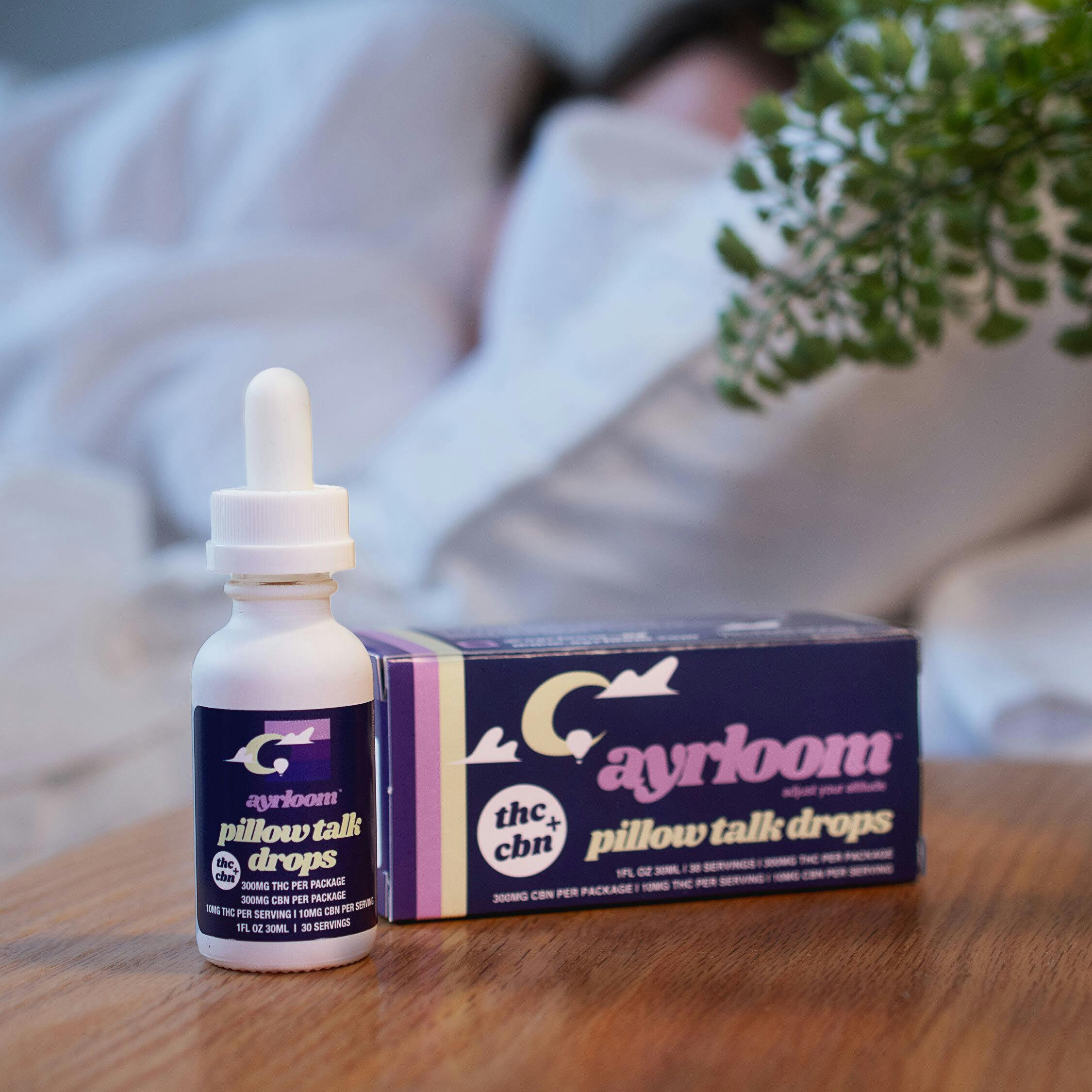 Pillow Talk -Indica- (Tincture) Cannabis Oil Drops | Ayrloom  -b9