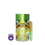 Kiwi Kush | 5 Pack Diamonds Infused | Baby Jeeter 