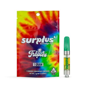 surplus - Pineapple Chunk Tropics - 1g Cartridge [ H ] THC% 92.0