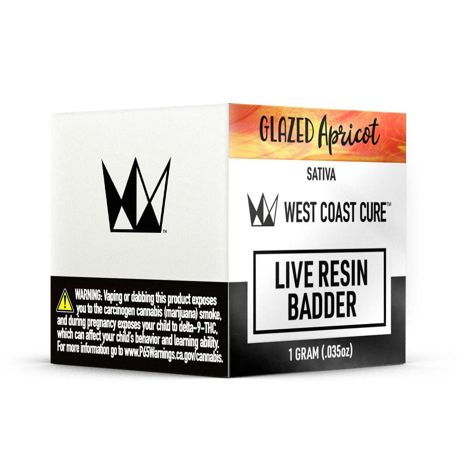 West Coast Cure - Glazed Apricot Live Resin Badder Main Image