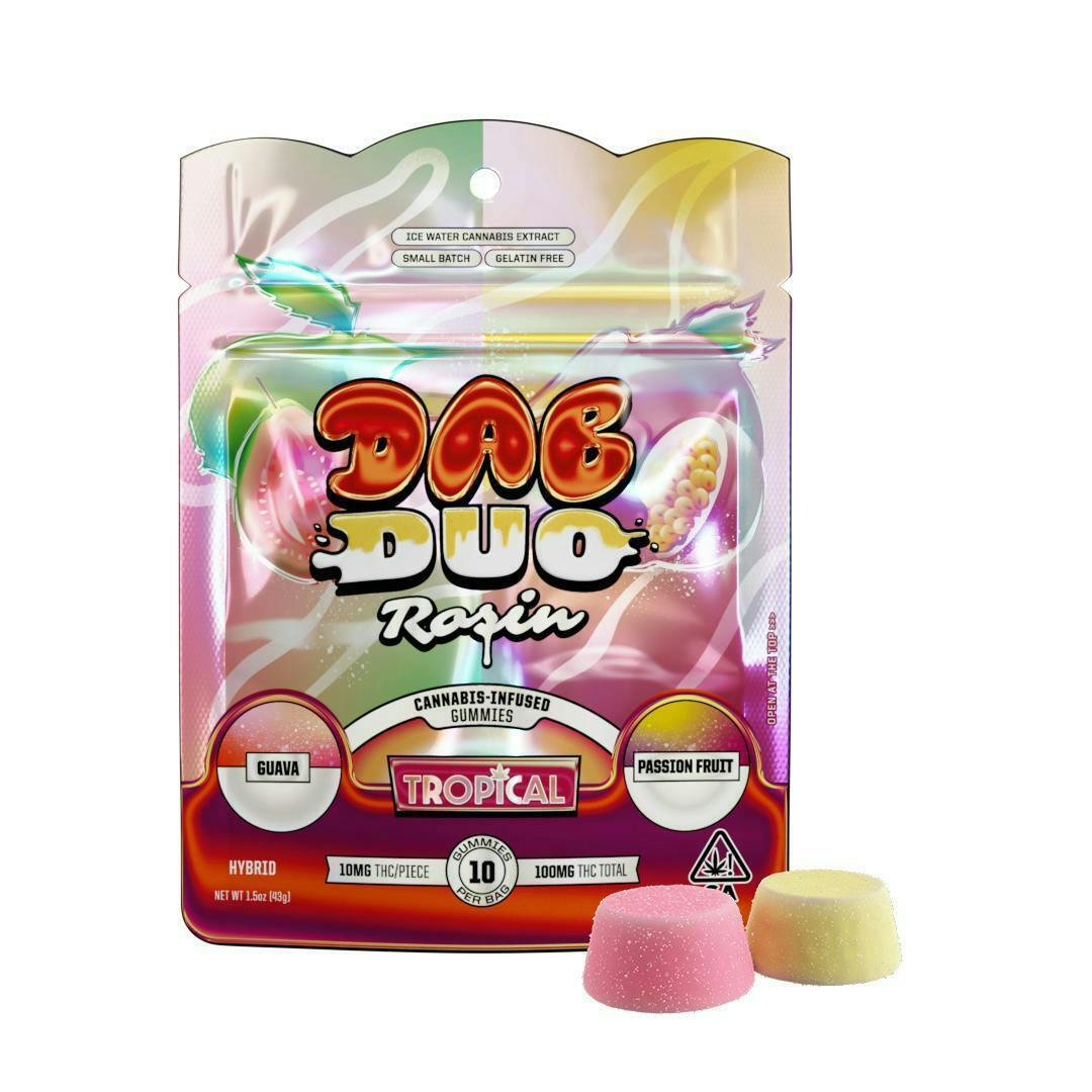 [ABX] Rosin Gummies - 100mg - Tropical (Guava Passion Fruit)