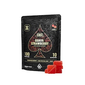 Guava Strawberry | Sativa - Live Rosin Gummies