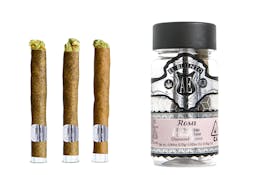 3pk Blunts - Rosa (Especial Silver) - Diamond Infused - El Blunto