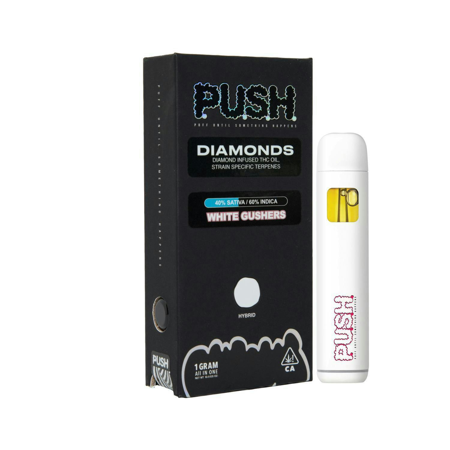 White Gushers 1g Diamonds All In One - PUSH