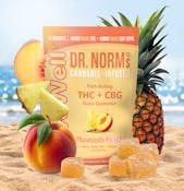 DR NORMS | PINEAPPLE PEACH 1:1 THC/CBG - 10PK | EDIBLE