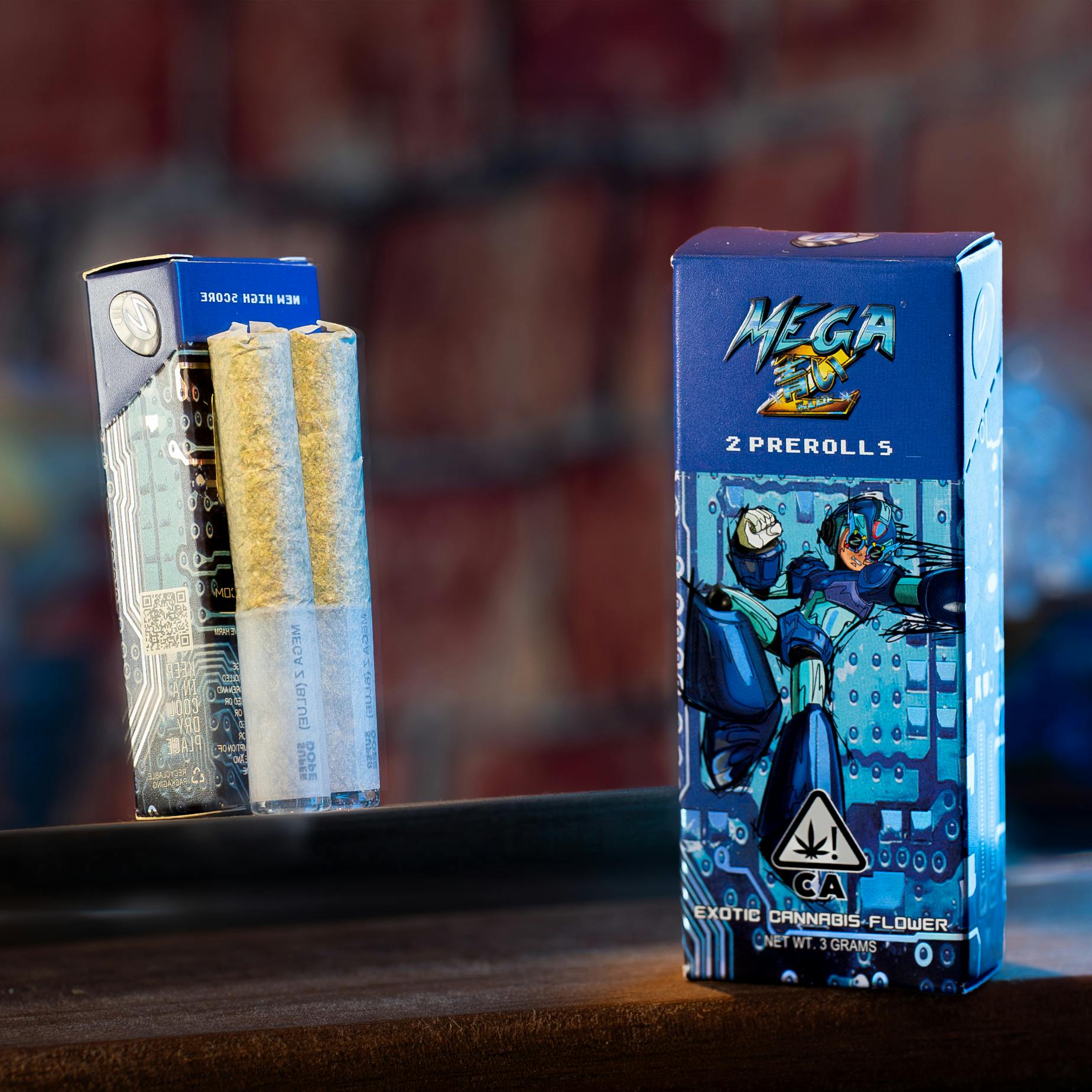 ⚡️ POWER UPS - Mega Z (Blue) - 2x Pre Rolls (3g) - Super Dope