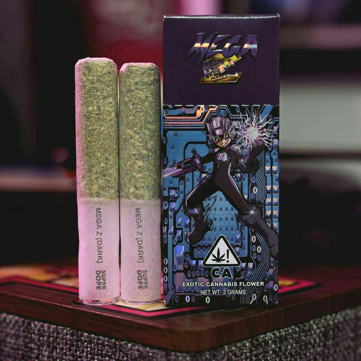 ⚡️ POWER UPS - Mega Z (Dark) - 2x Pre Rolls (3g) - Super Dope
