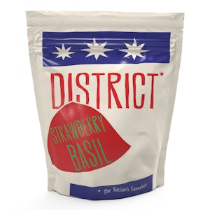 DISTRICT CANNABIS - Strawberry Basil Chewable Troche - 12mg THC 10pk