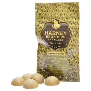 HARNEY BROTHERS CANNABIS - Harney Brothers: Daytime Chocolates - White Chocolate Matcha 5pk