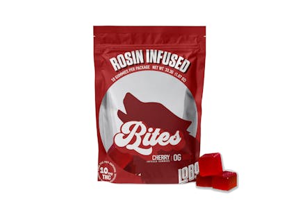 LOBO - Cherry OG - Bites Rosin Infused Gummies - 100mg
