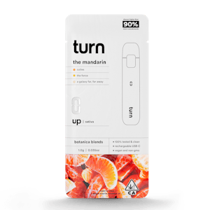 TURN - Turn | the mandarin (sativa)| botanica blends | 1g disposable