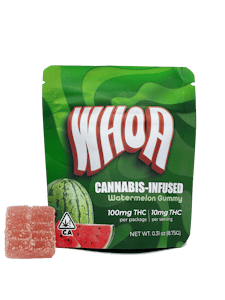 WHOA - WHOA - Edibles - Watermelon Gummy - Bite - 100MG