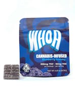 WHOA | Sour Blue Raspberry | (100mg) Gummy