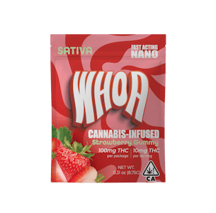 Whoa - Strawberry Gummy Bite | 100mg | WHOA