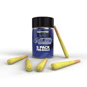 GALAXY - Infused Prerolls - Blueberry - Moonrocks - 5PK - 3.5G